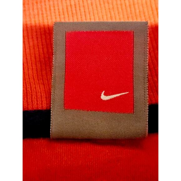 VintageY2K Nike Clemson Tigers Coach Orange Quarter Zip Sweatshirt Men's XL 3264 - Picture 6 of 12